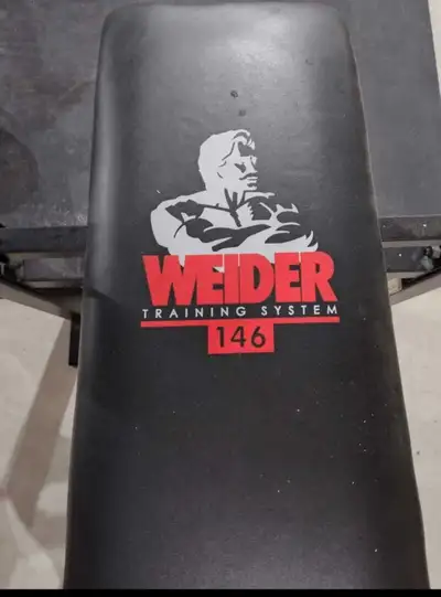 Weider 146 Bench Press Set + Weights, View more