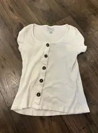 White shirt with buttons