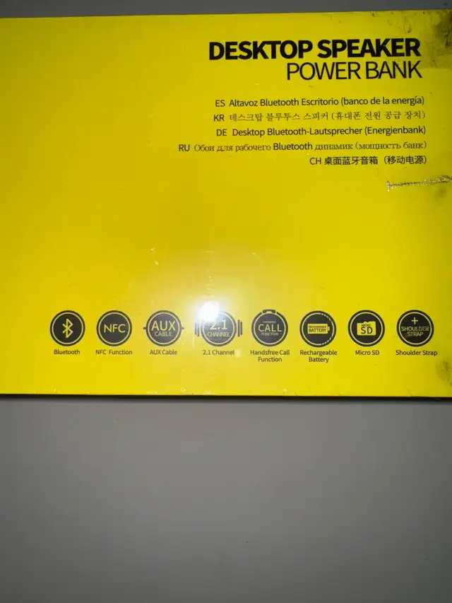 Remax 8800 mAh Desktop Speaker Power Bank (Brand new) in Speakers, Headsets & Mics in City of Toronto - Image 5