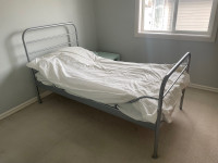 Metal Twin Bed Frame (includes mattress)