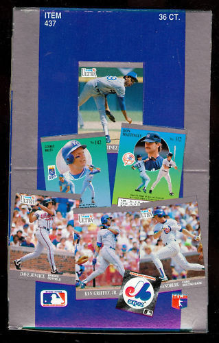 1991 FLEER ULTRA ... BASEBALL BOX + PACKS + 1992 ULTRA BOX ($40) in Arts & Collectibles in City of Halifax