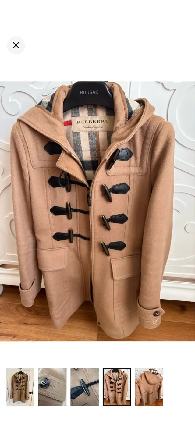 burberry duffel coat in Women's - Tops & Outerwear in Mississauga / Peel Region - Image 6