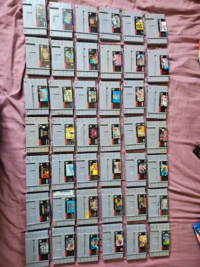 snes super nintendo games sale or trade, View more