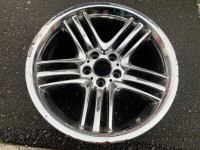 1 X Genuine OEM BMW 19X9 Front style 89 chrome wheel in fair use