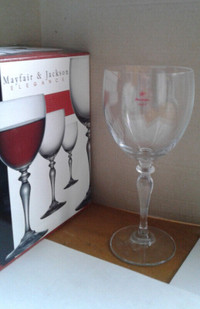 Mayfair&Jackson  Elegance set of 4  wine goblets NEW/box
