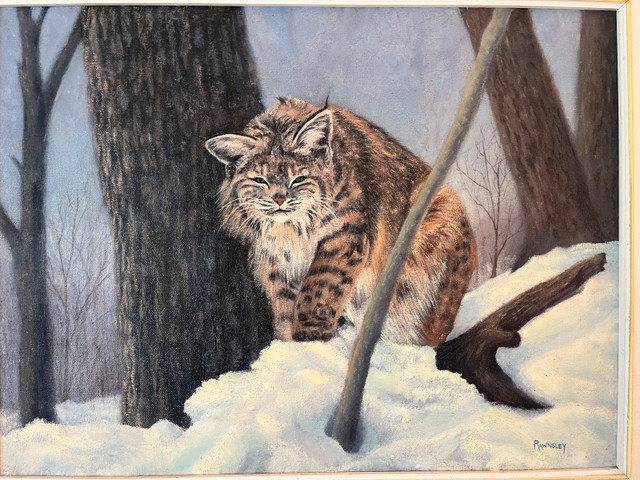 Original Art- Oil Painting by Calgary artist, 18x24 (24x32 Fr.) in Arts & Collectibles in Calgary - Image 2
