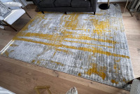 Rug Grey and Gold
