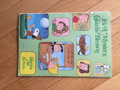 Its a mystery Charlie Brown comic book