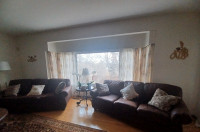 3 seater brown sofas. LIKE NEW