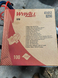 Chiffons tout usage WypAll.  Lot de 5 boîtes de 100 chiffons