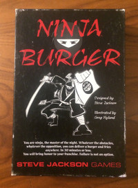 Ninja Burger Board Game / Card Game / Jeu de Société