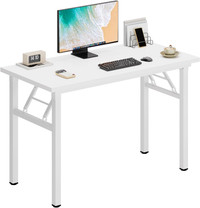 BNIB 39 Inches Small Computer Desk for Home Office Folding Table
