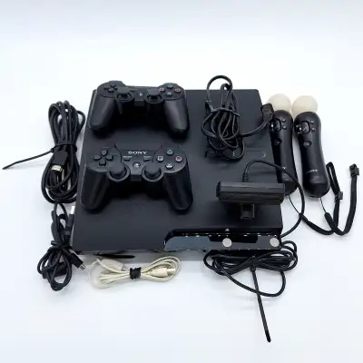 Sony PlayStation 3 Slim PS3 320GB Black Console, View more