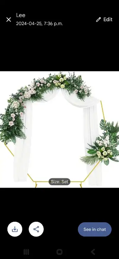 Various items from wedding, 12 table numbers, frame, 8 centerpiece stands, cards box, candles, recta...
