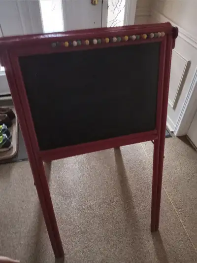 Antique Black Board/Chaulk Board - 2 Sides, View more