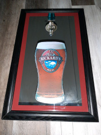 Rickards Red beer huge bar sign mirror - perfect man cave sign