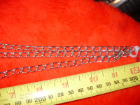 Lot de colliers argentée 9-10-11 pouces longueur