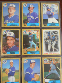 1986  Topps  Blue Jays  27 Cards