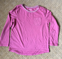 Old Navy SZ 6-7 Light Purple Comfort Pink Pocket Long Sleeve