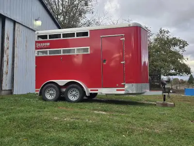 2019 shadow stable light horse trailer , View more