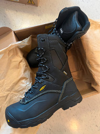 Keen Men's CSA Midland 10" safety work boots WP Size 8 NEW