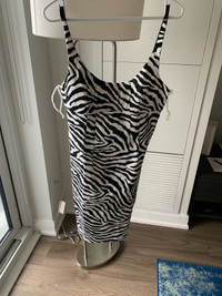 Brand New Ladies Zebra Print Dress 