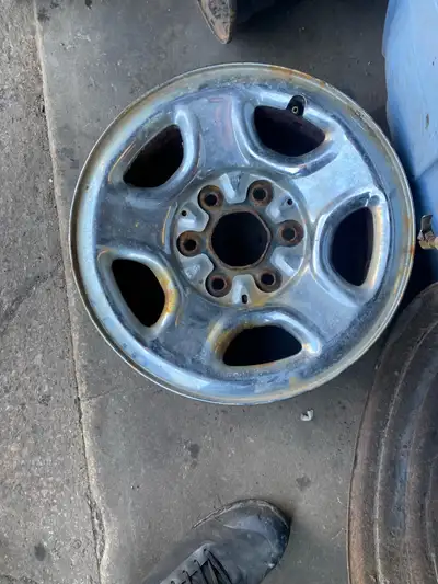 Set of 4 16” steel rims 5x139.7mm or 5x5.5 $80 for all