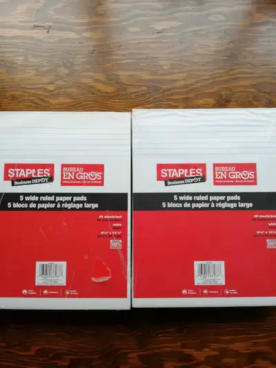 Blocs de papier réglage large., View more