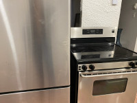 Réfrigérateur &cuisinière Stainless LIVRAISON INCLUSE bien fonct