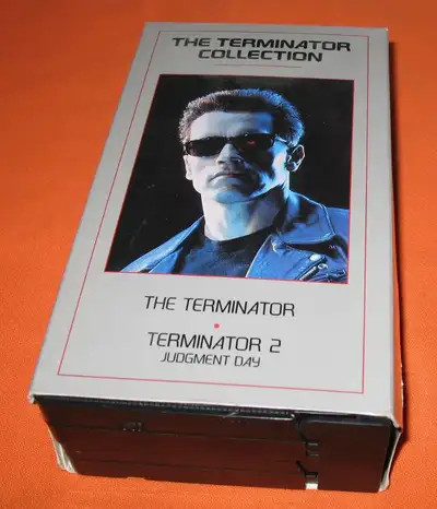 VHS The Terminator Collection - 2 Tape Movie Set Vintage, View more