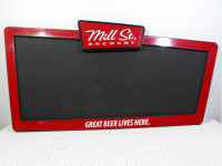 Mancave Collectibles - Large Mill St Chalkboard Beer Sign