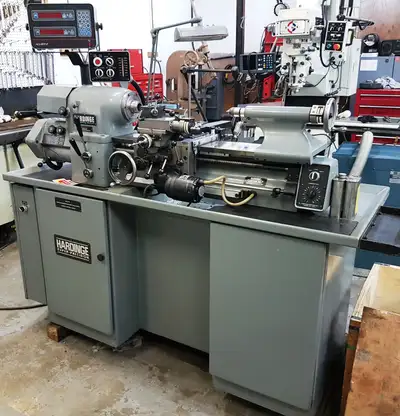 Tour de super précision Hardinge HLV-H EM pouces et métrique, View more