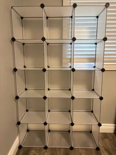 white ikea bookshelf , View more