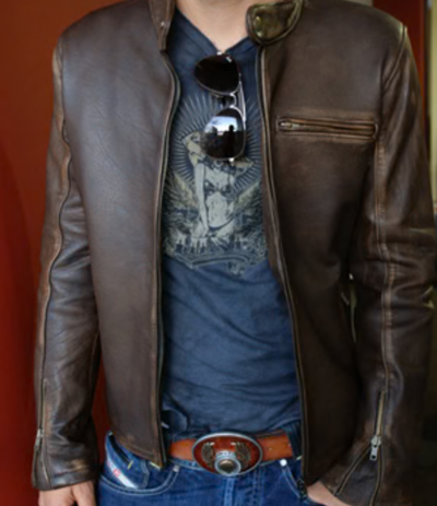 Men's Leather Jacket trade for Canon RF 16mm f/2.8 STM Lens, View more
