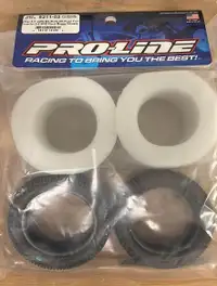 4 NEW Proline Caliber RC 2.2" tires and foams