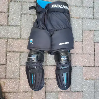 Kids BAUER  Hockey Pants with Knee Pads and Shin Pads, View more