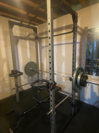 Squat Rack and Accessories