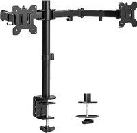 Dual Monitor Desk Mount, Heavy Duty Fully Adjustable Stand