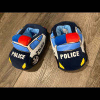 New H&M police car slippers toddler size 7.5-8