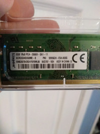 Kingston 8GB 1Rx8 PC4-2666V-SA1-11 Laptop RAM