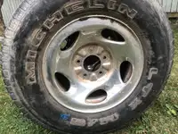 2 Michelin tires with rims P 255/70/16-$100 set