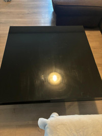Black Square Coffee Table