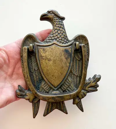 American Federal Eagle Brass Door Knocker America 250, View more