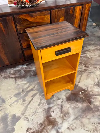 ✅Table chevet haute, table de nuit avec tiroir, table cabinet, View more