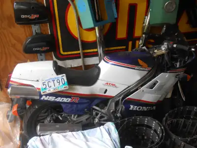 I have For Sale 2 (Two) 1985 / 86 HONDA NS400R NSR400 Motorcycles, Very Rare Hard to find, Both V3,...