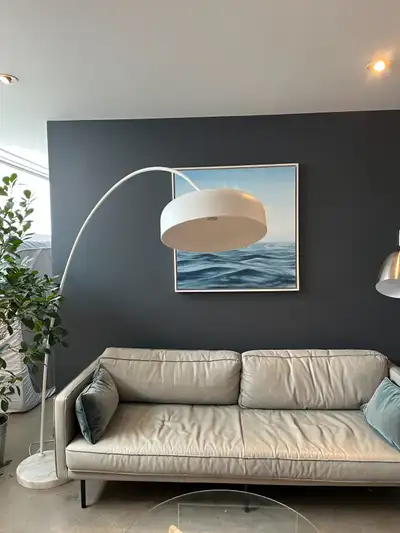 Structube large arc floor lamp, View more