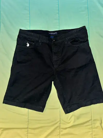 U.S. polo assn men’s black shorts size 34 , View more