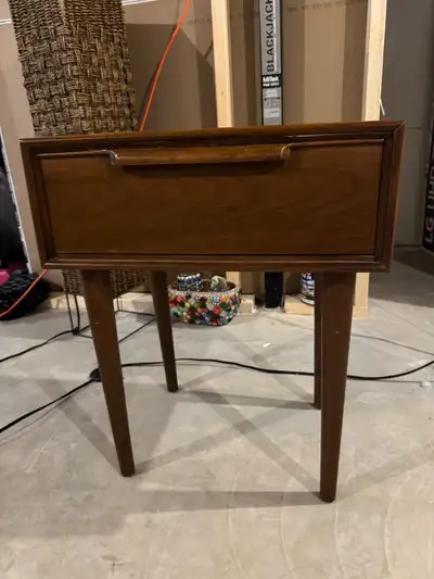 walnut night table $180, View more