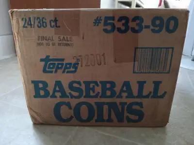 This is for a full unopened 1990 case of 24 boxes with 36 packs in each box. That’s 864 unopened pac...