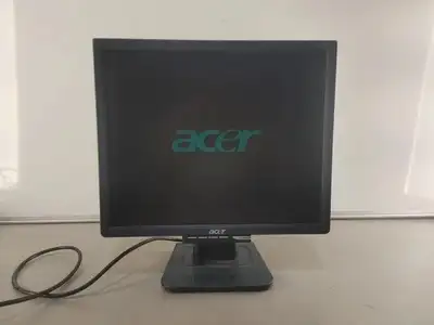 Acer AL1716 5:4 17inch LCD Monitor VGA Only Black Fair REU-2565, View more